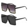 GRFISIA Square Oversized Sunglasses for Women Men Flat Top Fashion Shades