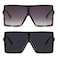 GRFISIA Square Oversized Sunglasses for Women Men Flat Top Fashion Shades