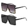 GRFISIA Square Oversized Sunglasses for Women Men Flat Top Fashion Shades
