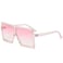 GRFISIA Square Oversized Sunglasses for Women Men Flat Top Fashion Shades