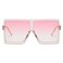 GRFISIA Square Oversized Sunglasses for Women Men Flat Top Fashion Shades