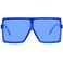 GRFISIA Square Oversized Sunglasses for Women Men Flat Top Fashion Shades
