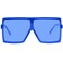 GRFISIA Square Oversized Sunglasses for Women Men Flat Top Fashion Shades