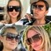 GRFISIA Square Oversized Sunglasses for Women Men Flat Top Fashion Shades