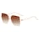 GRFISIA Square Oversized Sunglasses for Women Men Flat Top Fashion Shades