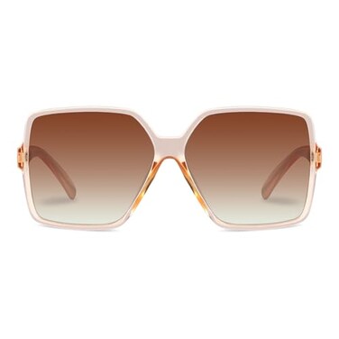 GRFISIA Square Oversized Sunglasses for Women Men Flat Top Fashion Shades
