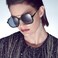 GUVIVI Retro Oversized Aviator Sunglasses for Women Men Square SemiRimless Double Bridge Sun Glasses 70s Trendy Shades Pilotstyle