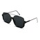 GUVIVI Retro Oversized Aviator Sunglasses for Women Men Square SemiRimless Double Bridge Sun Glasses 70s Trendy Shades Pilotstyle