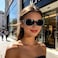 HAOLOTA Polarized Sunglasses for Women Rhinestone Wrap Around Sunglasses with UV400 Protection