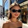 HAOLOTA Polarized Sunglasses for Women Rhinestone Wrap Around Sunglasses with UV400 Protection