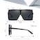 Hilbalm 3 pieces sunglasses for Women and Men Large Frame Retro Square glasses3 Pack blackLeopardorange