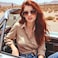 HJSTES Polarized Aviator Sunglasses for Women Men Classic Metal Shades Mirror Lens 100 UV Blocking 58mmGold FrameGradient Brown Lens