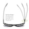 Htms Square Aluminum Magnesium Frame Polarized Sunglasses Vintage Spring Temple Sun Glasses Men Women Retro Driving Eyewear UV400 Ice Blue LensBlack Frame