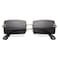 Hycredi Rectangle Sunglasses for MenWomen Small Rimless Square Shade Eyewear Black