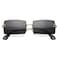 Hycredi Rectangle Sunglasses for MenWomen Small Rimless Square Shade Eyewear Black