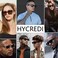 Hycredi Thick Rectangle Sunglasses Women Men Retro Square Chunky Shades 90s Glasses UV400 Protection BlackBrown