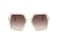 IKANOO Oversized Square Sunglasses for Women Hexagon Inspired Designer Style Shades Champagne