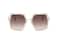 IKANOO Oversized Square Sunglasses for Women Hexagon Inspired Designer Style Shades Champagne