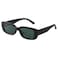 JASPIN Rectangle Sunglasses for Women Men Trendy Y2k Retro 90s Sun Glasses UV Protection Cool Square Frame
