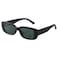 JASPIN Rectangle Sunglasses for Women Men Trendy Y2k Retro 90s Sun Glasses UV Protection Cool Square Frame