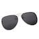 JM Retro Clip on Aviator Sunglasses Polarized Flip up Over Prescription Glasses Men Women Grey