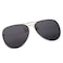 JM Retro Clip on Aviator Sunglasses Polarized Flip up Over Prescription Glasses Men Women Grey