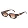 JUSLINK Rectangle Sunglasses for Women Trendy Retro Fashion 90s Sunglasses UV 400 Protection Square Frame Eyewear Leopard