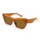 Karsaer Vision Retro Vintage Cateye Square Sunglasses Plastic Frame 90s sunglasses Stylish Classic 70s Eyewear Amber C6