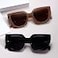 kimorn Sunglasses Womens and Men Trendy Retro Trendy Sun Glasses K1354 BlackCamel Frame Brown Lens