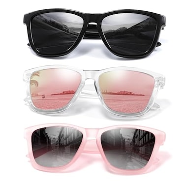 kunchu Polarized Sunglasses Womens Trendy Classic Retro Womens Sunglasses Men Driving Sun Glasses UV Protection