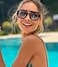Laurinny Trendy Square Aviator Sunglasses For Women Retro Thick Double Bridge Hexagon Sun Glasses Tortoise shellLight Grey