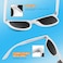 LINVO Polarized Sunglasses for Men Women Driving Sun glasses Shades 80s Retro Style Design Square