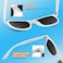 LINVO Polarized Sunglasses for Men Women Driving Sun glasses Shades 80s Retro Style Design Square