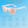 LINVO Polarized Sunglasses for Men Women Driving Sun glasses Shades 80s Retro Style Design Square