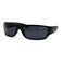 Locs Mad Dog Hardcore Gangster Cholo Narrow Rectangular Sunglasses matte black 225
