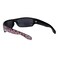 Locs Mad Dog Hardcore Gangster Cholo Narrow Rectangular Sunglasses Red Bandana