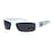Locs Mad Dog Hardcore Gangster Cholo Narrow Rectangular Sunglasses White Bandana Arm