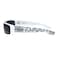 Locs Mad Dog Hardcore Gangster Cholo Narrow Rectangular Sunglasses White Bandana Arm