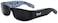 Locs LOCS Sunglasses Hardcore Black 0103 Black Bandana Blue 55w x 15h
