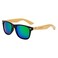 Long Keeper Bamboo Wood Arms Sunglasses for Women Men Black Green