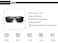 Long Keeper Bamboo Wood Arms Sunglasses for Women Men transparent gold