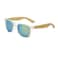 Long Keeper Bamboo Wood Arms Sunglasses for Women Men transparent gold