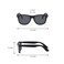 Retro Optix MagiDeal Sunglasses Classic 80s Vintage Style Design A1 Matte Black Polarized