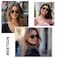 MEETSUN Classic Polarized Sunglasses for Women Men Trendy Retro Vintage Sun Glasses for Driving UV Protection 3 Pack Black Leopard Brown Grey