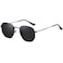 MEETSUN Polarized Hexagon Sunglasses for Women Men Polygon Square Sun Glasses UV400 Protection Metal Frame BlackGray