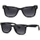 MEETSUN Polarized Sunglasses for Men Women Classic Retro Square Frame Driving Sun Glasses UV400 Protection Grey Gradient