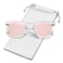MEETSUN Polarized Sunglasses for Women Classic Retro Square Driving Ladies Sun Glasses UV Protection Clear Pink Mirrored