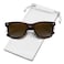 MEETSUN Polarized Sunglasses for Women Classic Retro Square Trendy Ladies Sun Glasses UV400 Leopard Brown Gradient