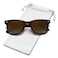 MEETSUN Polarized Sunglasses for Women Classic Retro Square Trendy Ladies Sun Glasses UV400 Leopard Brown Gradient