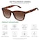 MEETSUN Polarized Sunglasses for Women Men Classic Retro Trendy Designer Style Brown Leopard